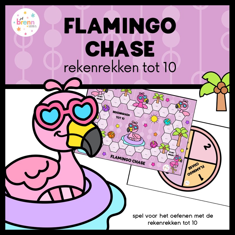 FLAMINGO CHASE: REKENREKKEN TOT 10