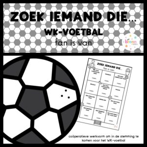 ZOEK IEMAND DIE... FAN IS VAN WK-VOETBAL