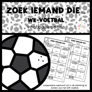 ZOEK IEMAND DIE... WK-VOETBAL VOETBALWEETJES