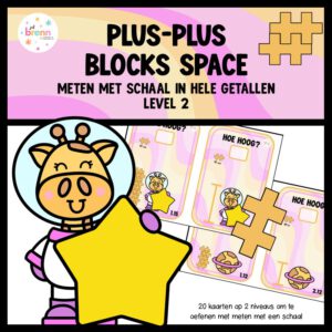 PLUS-PLUS: METEN SPACE SCHAAL IN HELE GETALLEN LEVEL 2