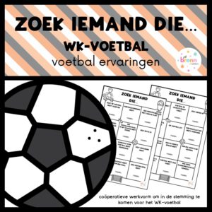 ZOEK IEMAND DIE... WK-VOETBAL VOETBALERVARINGEN