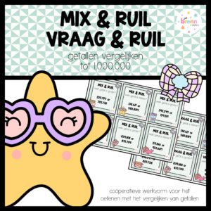 MIX VRAAG & RUIL: GETALLEN VERGELIJKEN TOT 1.000.000