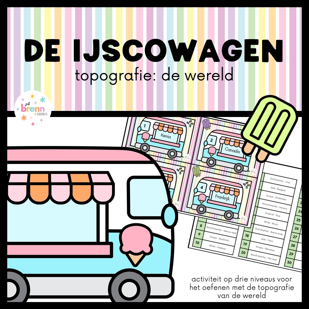 DE IJSCOWAGEN: TOPOGRAFIE DE WERELD