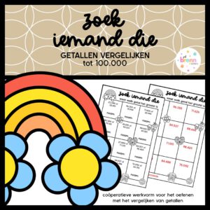 ZOEK IEMAND DIE GETALLEN VERGELIJKEN TOT 100.000