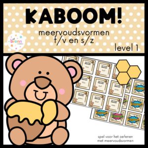 KABOOM! MEERVOUDSVORMEN F/V S/Z LEVEL 1