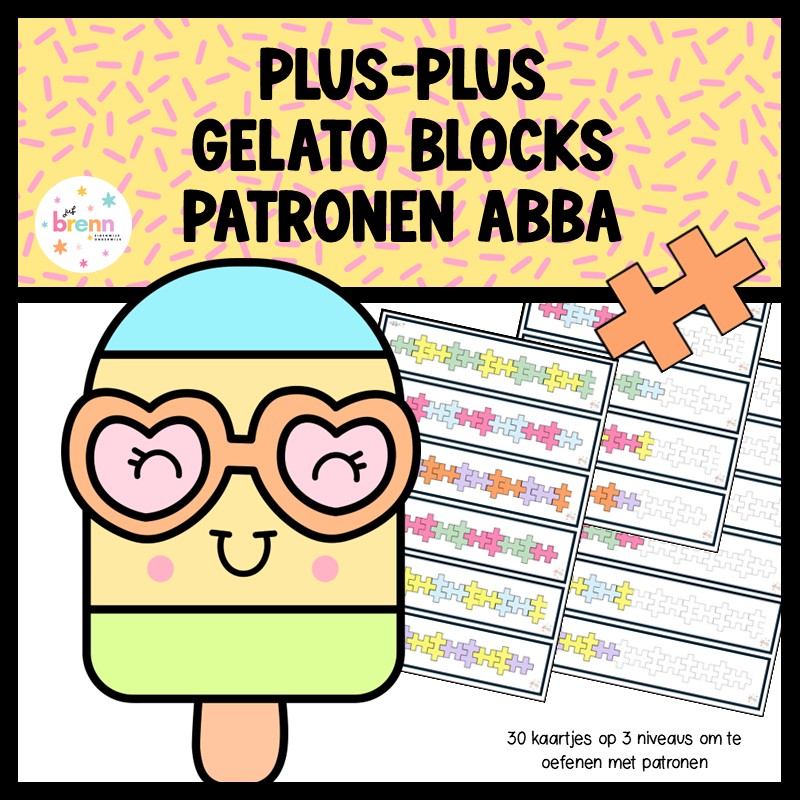 PLUS-PLUS: PATRONEN ABBA GELATO