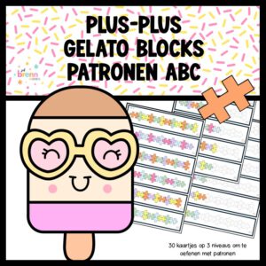 PLUS-PLUS: PATRONEN ABC GELATO