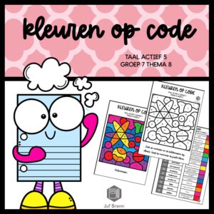 TAAL ACTIEF 5 WOORDENSCHAT KLEUREN OP CODE GROEP 7 THEMA 8