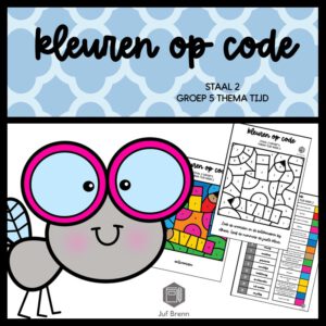STAAL 2 WOORDENSCHAT KLEUREN OP CODE GROEP 5 THEMA TIJD