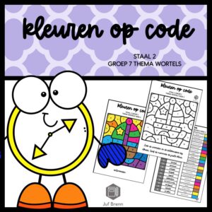STAAL 2 WOORDENSCHAT KLEUREN OP CODE GROEP 7 THEMA WORTELS