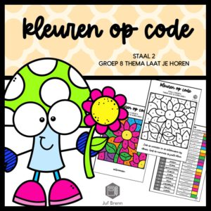 STAAL 2 WOORDENSCHAT KLEUREN OP CODE GROEP 8 THEMA LAAT JE HOREN