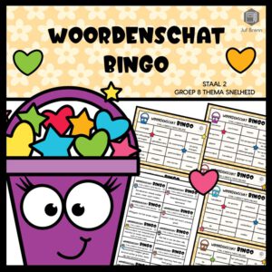 STAAL 2 WOORDENSCHATBINGO GROEP 8 THEMA SNELHEID