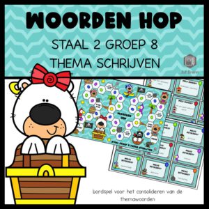 STAAL 2 WOORDEN HOP GROEP 8 THEMA SCHRIJVEN
