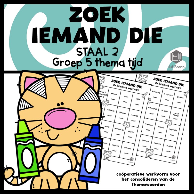 STAAL 2 WOORDENSCHAT ZOEK IEMAND DIE GROEP 5 THEMA TIJD