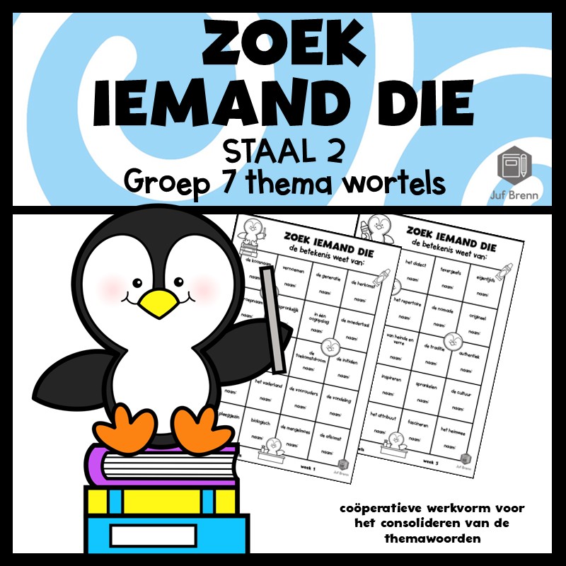 STAAL 2 WOORDENSCHAT ZOEK IEMAND DIE GROEP 7 THEMA WORTELS