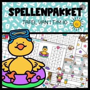 SPELLENPAKKET: TAFELS 1 T/M 10