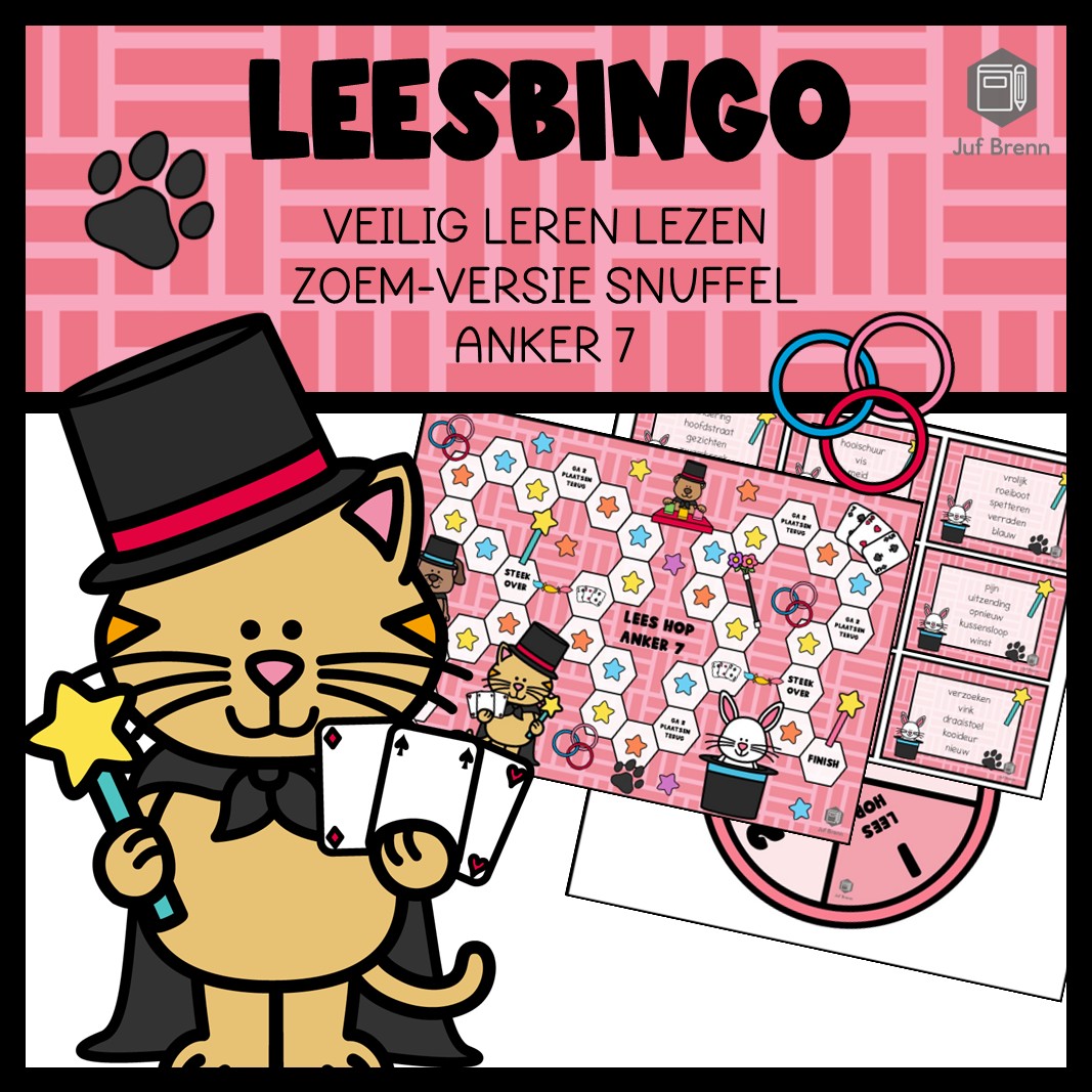 LEES HOP VEILIG LEREN LEZEN ZOEM ANKER 7 SNUFFEL