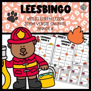 LEESBINGO VEILIG LEREN LEZEN ZOEM ANKER 8 SNUFFEL