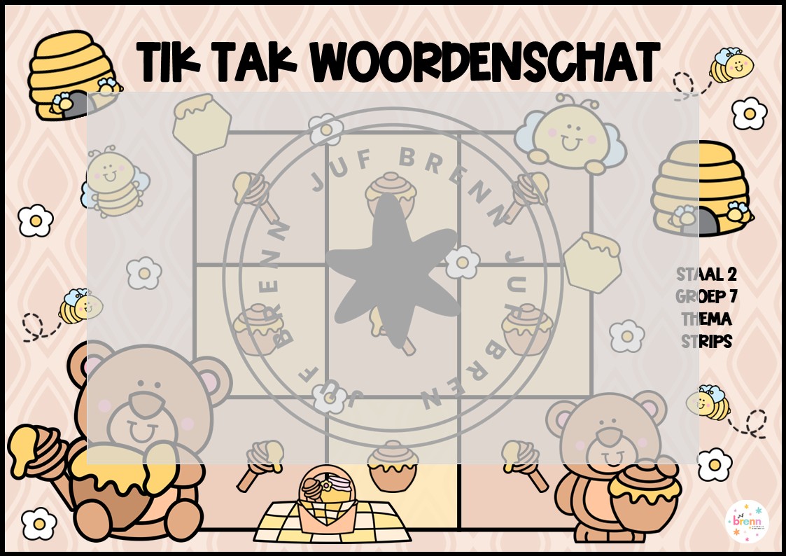 STAAL 2 TIK TAK WOORDENSCHAT GROEP 7 THEMA STRIPS - Afbeelding 2