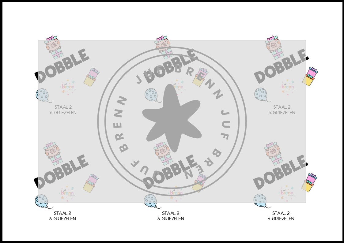 STAAL 2 DOBBLE GROEP 6 THEMA GRIEZELEN - Afbeelding 3