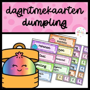 DAGRITMEKAARTEN THEMA DUMPLING