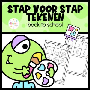 STAP VOOR STAP TEKENEN: BACK TO SCHOOL