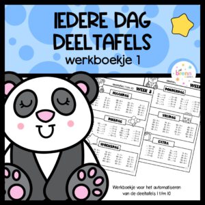 WERKBOEKJE: IEDERE DAG DEELTAFELS #1