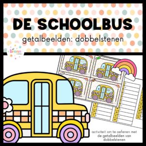DE SCHOOLBUS: GETALBEELDEN DOBBELSTENEN