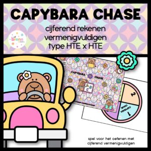 CAPYBARA CHASE: CIJFEREND VERMENIGVULDIGEN TYPE HTE X HTE
