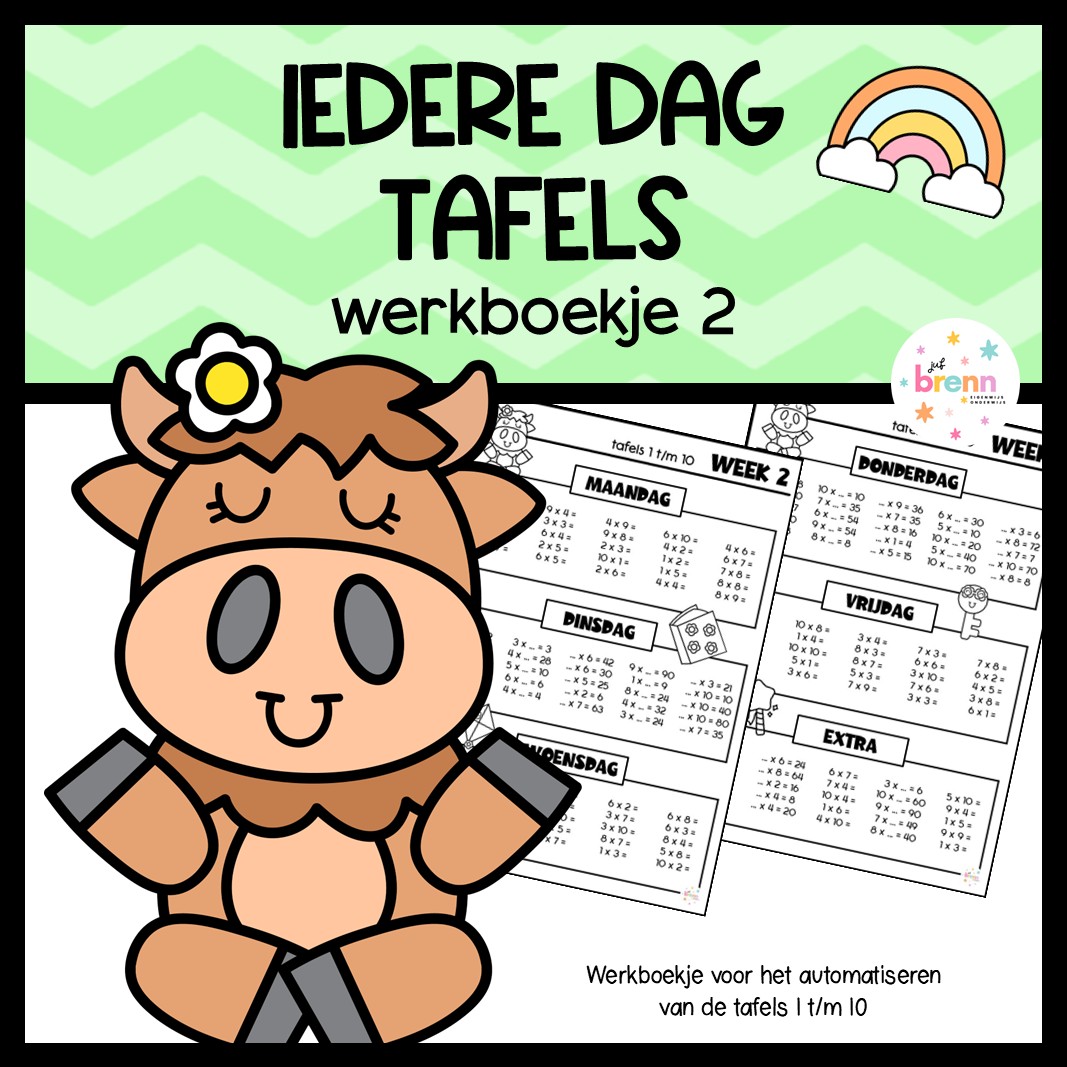 WERKBOEKJE: IEDERE DAG TAFELS #2
