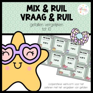 MIX VRAAG & RUIL: GETALLEN VERGELIJKEN TOT 10