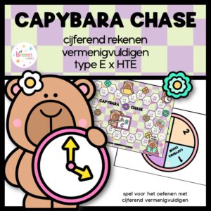 CAPYBARA CHASE: CIJFEREND VERMENIGVULDIGEN TYPE E X HTE
