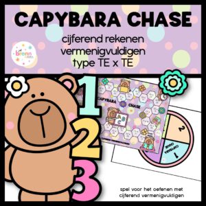 CAPYBARA CHASE: CIJFEREND VERMENIGVULDIGEN TYPE TE X TE
