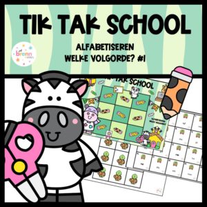 TIK TAK SCHOOL: ALFABETISEREN WELKE VOLGORDE #1