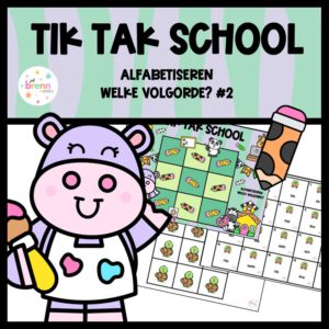 TIK TAK SCHOOL: ALFABETISEREN WELKE VOLGORDE #2
