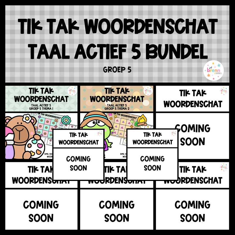 TAAL ACTIEF 5 TIK TAK WOORDENSCHAT (GROEI)BUNDEL GROEP 5