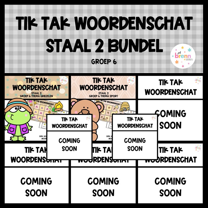 STAAL 2 TIK TAK WOORDENSCHAT (GROEI) BUNDEL GROEP 6