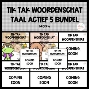 TAAL ACTIEF 5 TIK TAK WOORDENSCHAT (GROEI)BUNDEL GROEP 6