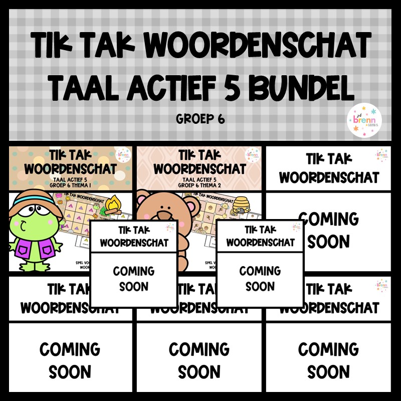 TAAL ACTIEF 5 TIK TAK WOORDENSCHAT (GROEI)BUNDEL GROEP 6