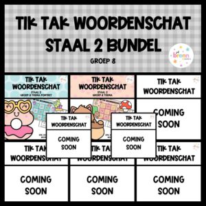STAAL 2 TIK TAK WOORDENSCHAT (GROEI) BUNDEL GROEP 8