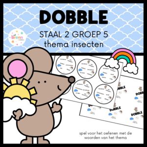 STAAL 2 DOBBLE GROEP 5 THEMA INSECTEN