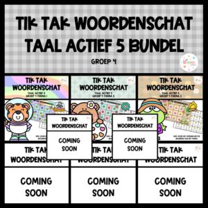 TAAL ACTIEF 5 TIK TAK WOORDENSCHAT (GROEI)BUNDEL GROEP 4