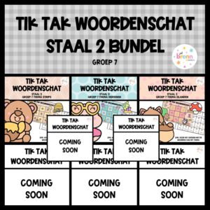 STAAL 2 TIK TAK WOORDENSCHAT (GROEI) BUNDEL GROEP 7