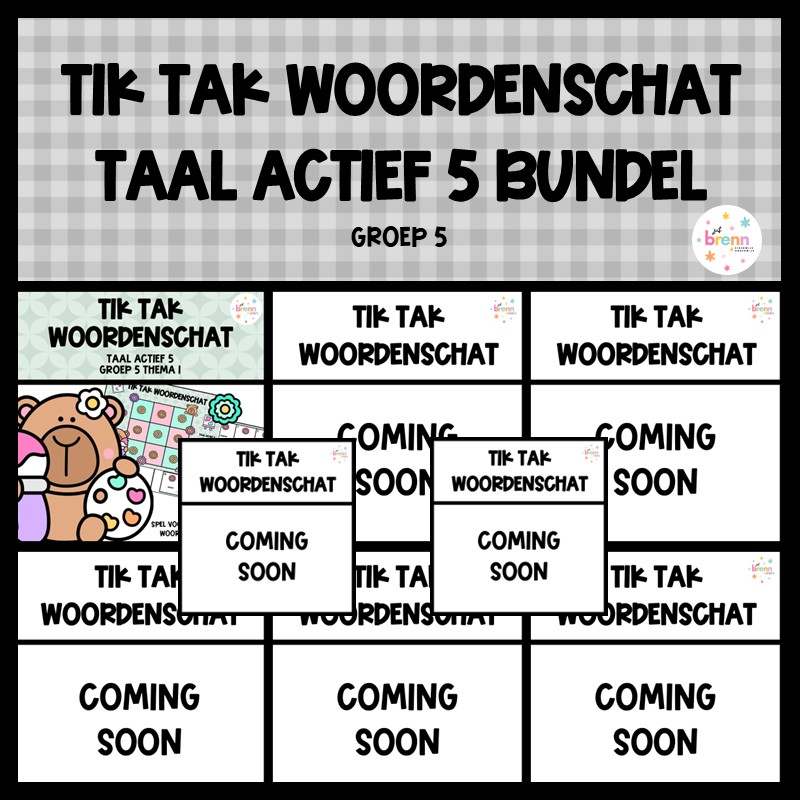 TAAL ACTIEF 5 TIK TAK WOORDENSCHAT (GROEI)BUNDEL GROEP 5