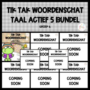 TAAL ACTIEF 5 TIK TAK WOORDENSCHAT (GROEI)BUNDEL GROEP 6