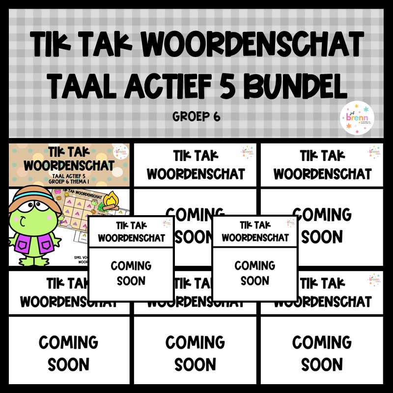 TAAL ACTIEF 5 TIK TAK WOORDENSCHAT (GROEI)BUNDEL GROEP 6