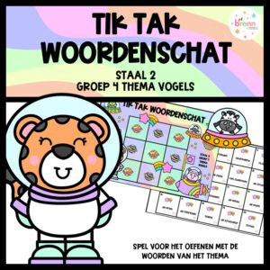 STAAL 2 TIK TAK WOORDENSCHAT GROEP 4 THEMA VOGELS