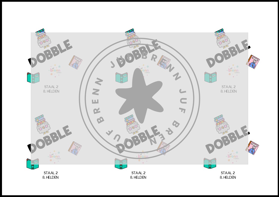 STAAL 2 DOBBLE GROEP 8 THEMA HELDEN - Afbeelding 3