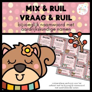 MIX VRAAG & RUIL: BIJVOEGLIJK NAAMWOORD MET AARDRIJKSKUNDIGE NAMEN