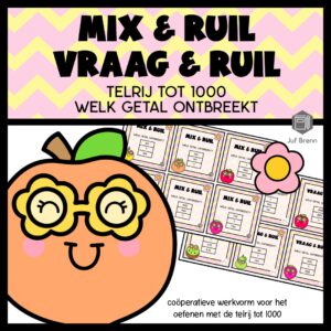 MIX VRAAG & RUIL: WELK GETAL ONTBREEKT TELRIJ TOT 1000